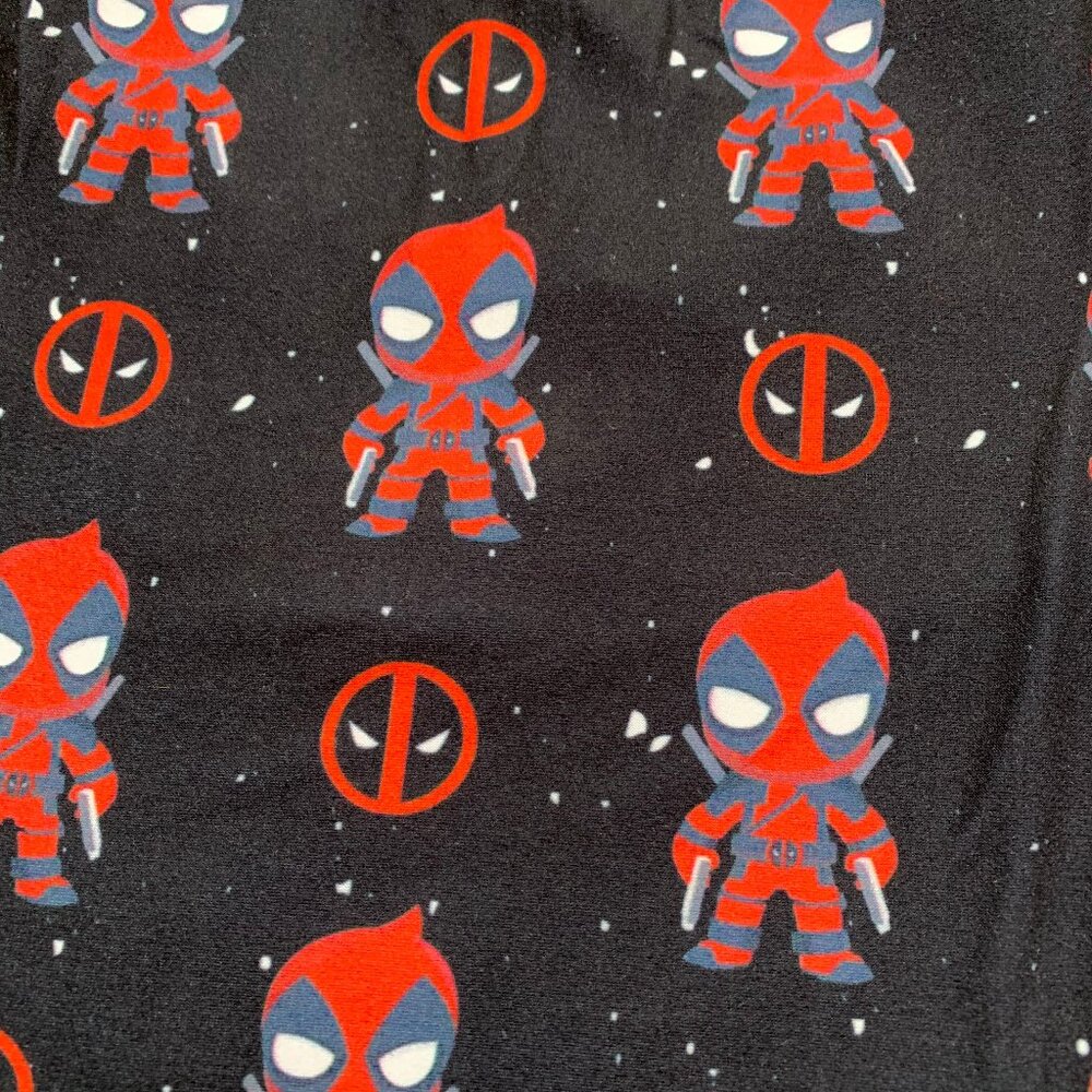 Deadpool Print Full Length Joggers w/ Pockets